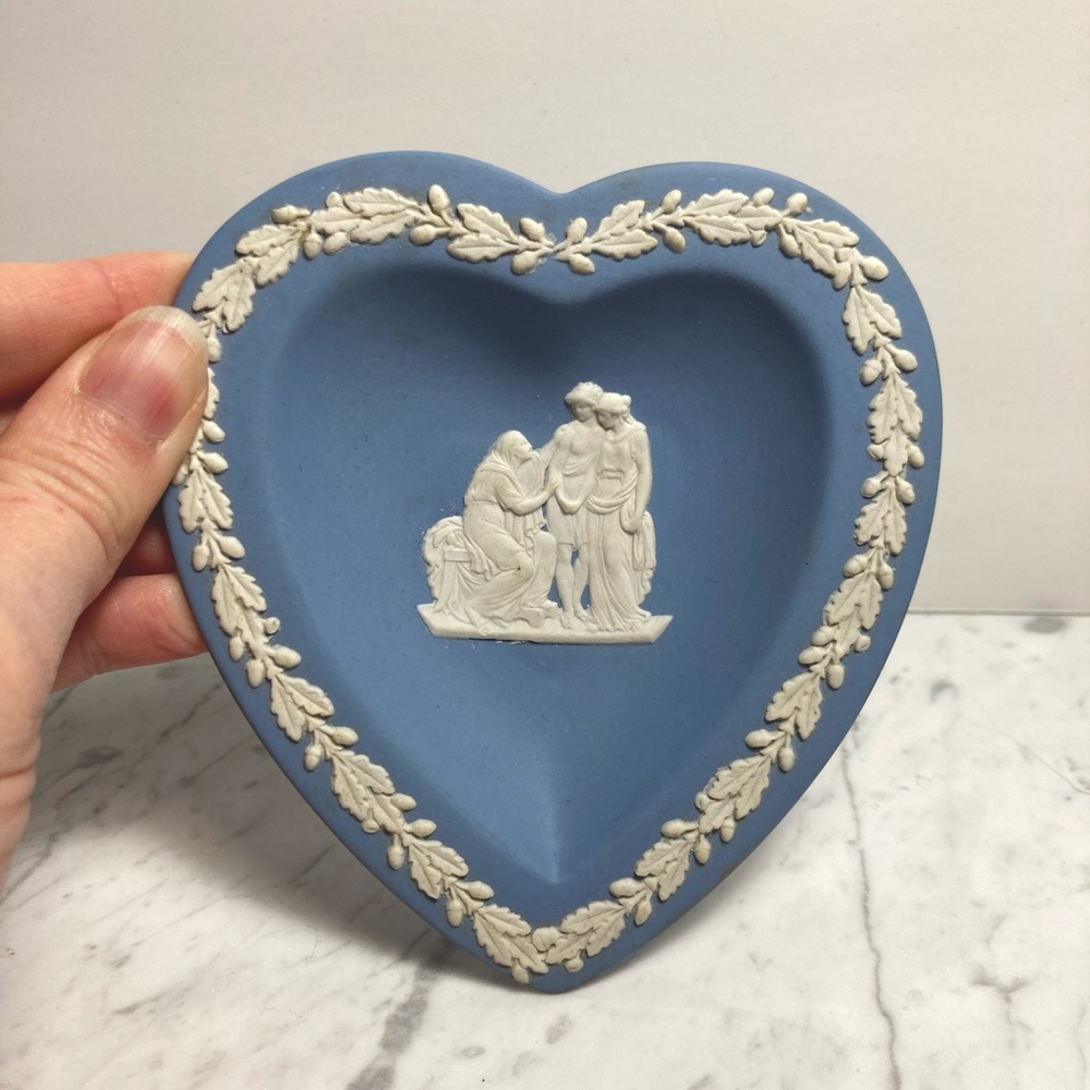 Wedgwood Jasperware heart dish